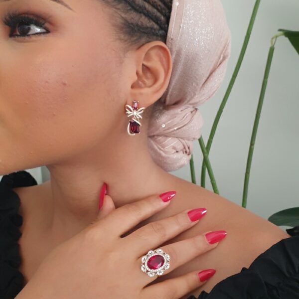 Crystal Curl Earrings