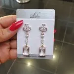 Cube Drop Flora Earrings - Image 8