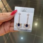 Gilded Flower Spark Earrings - Image 2