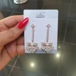 Gilded Flower Spark Earrings - Image 3