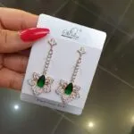 Gilded Flower Spark Earrings - Image 4