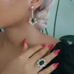 Gilded Flower Spark Earrings