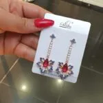 Gilded Flower Spark Earrings - Image 5