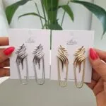 Dangle Chain Earrings - Image 2
