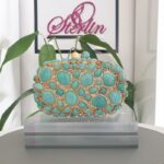 Premium Jade Crystal Clutch
