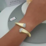 Shinny Edge Bangle - Image 2