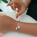 Sunlit Pearl Bangle - Image 4