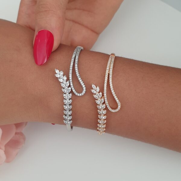 Crystal Vine Cuff Bangle