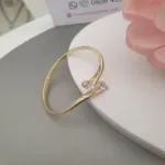 Stone Wand Open Bangle - Image 2