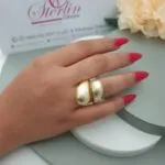 Brushed Cupped Ring - Image 3