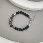 Single Black/Brown Mixed Bracelet