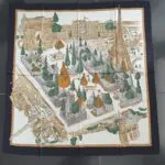 Paris Town 100% Silk Scarf - Image 2
