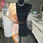 Butterfly Garden 100% Silk Scarf