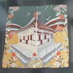 Pagodas Valley 100% Silk Scarf - Image 2