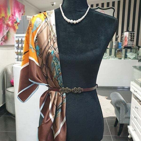 Multicolor Tassel Non-Silk scarf