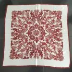 Floral Ornate Non-Silk Scarf - Image 2