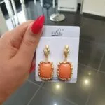 Coral Gild Earrings - Image 2