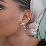 Drop Bow Earring - Image 2