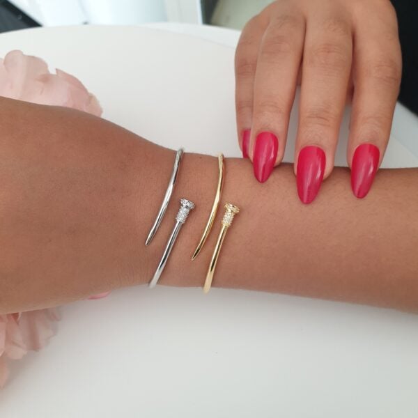 Glitz Nail-Type Bangle