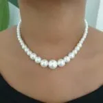 Gold Beads Link Necklace - Image 2
