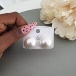 Luna Pearl Big Studs - Image 3