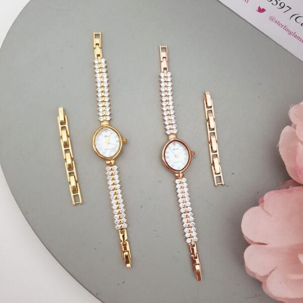MEIBIN GOLD STONE WATCH