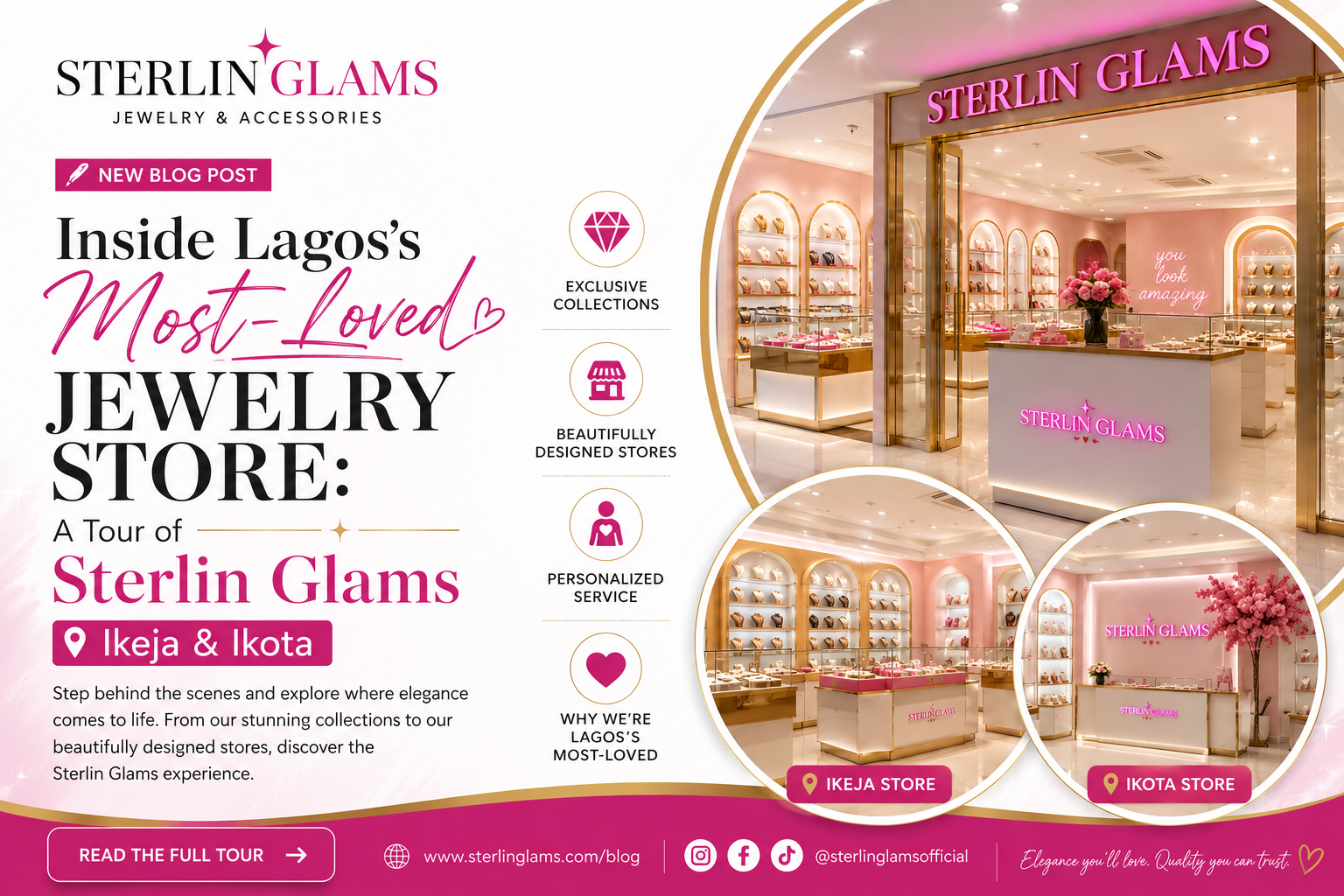 Sterlin Glams Store Tour, Ikeja, and Ikota
