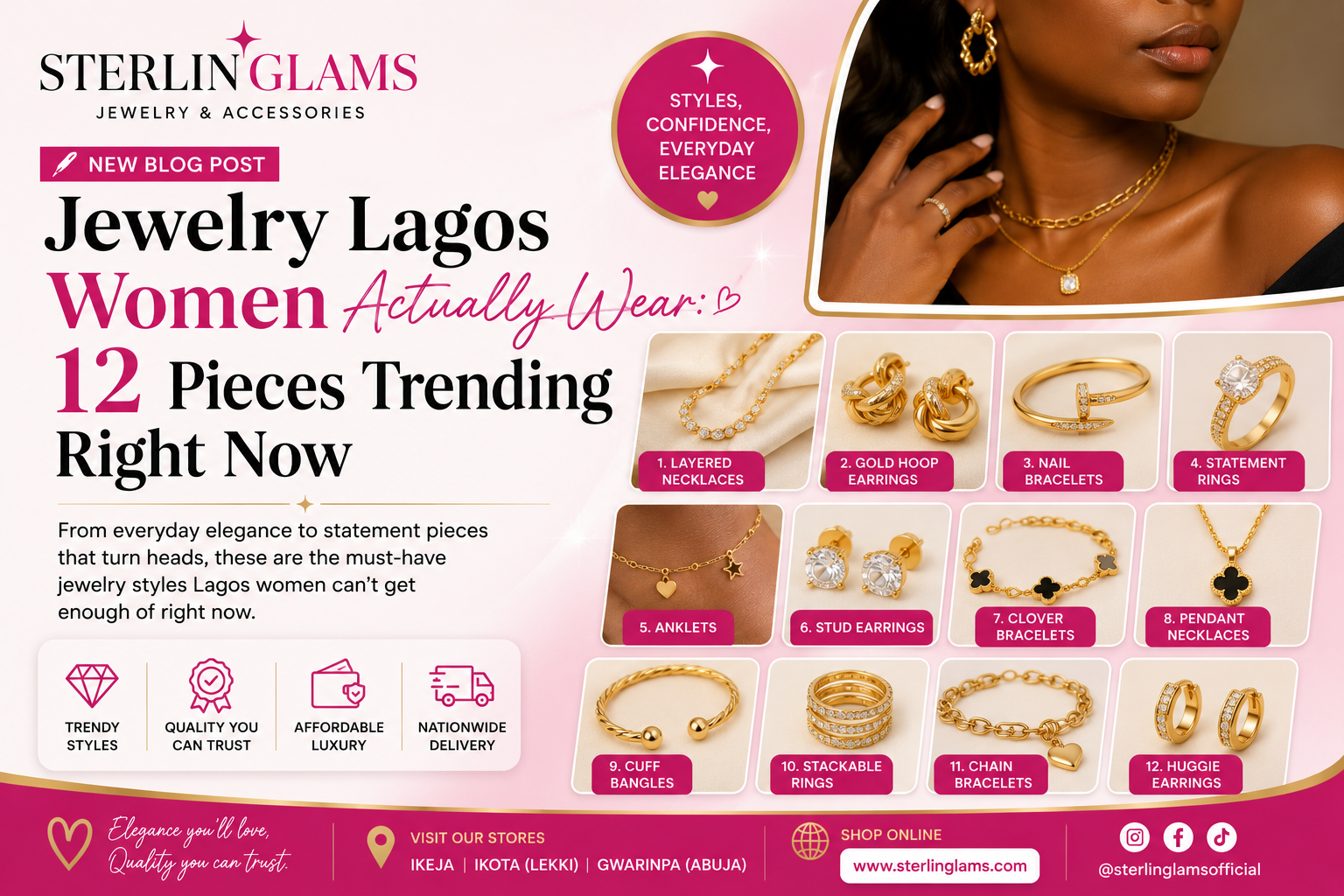 Jewelry Lagos Women Actually Wear: 12 Pieces Trending Right Now