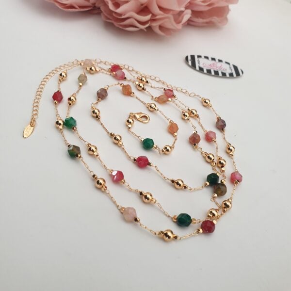 Multicolor Beaded Waist Chain