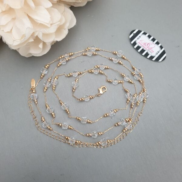 Clear Crystal Waist Chain