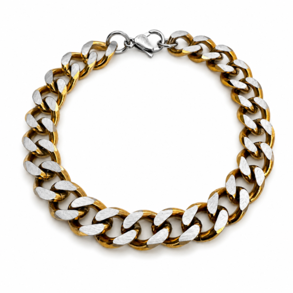 2Tone Cuban Link Bracelet