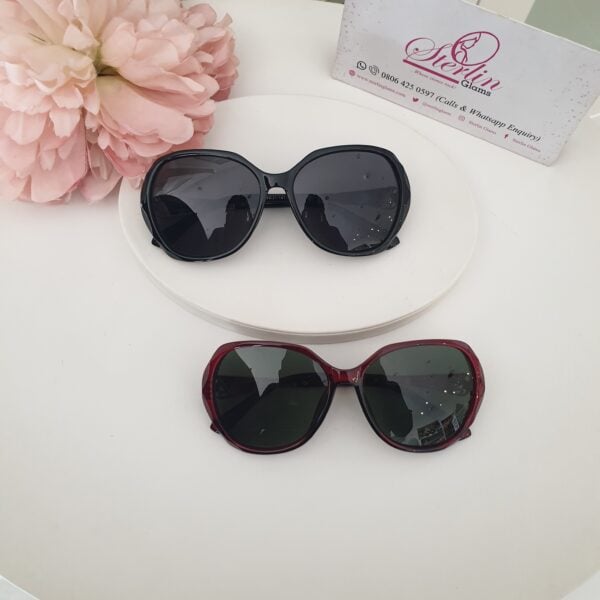 Oversized Round Frame Sunglasses